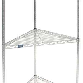 Nexel ST24C Chrome Triangle Wire Shelf 24"