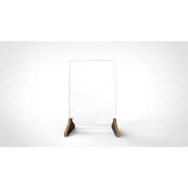 Waddell SG2 Countertop Sneeze Guard Acrylic, 15"W x 23"H