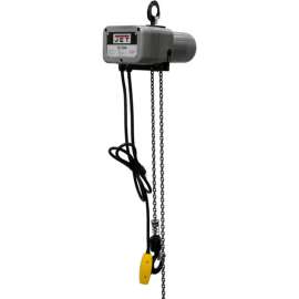 JET JSH 250 Lb. Electric Chain Hoist, 15' Lift, 16 FPM, 115V