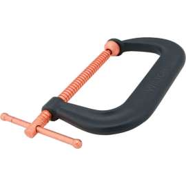 Wilton 14215 Model 402-P 0-2-1/8" Opening 2-5/8" Throat Depth Spark Duty Drop Forged C-Clamp