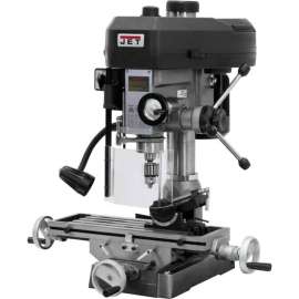 Jet 350017 JMD-15 Milling/Drilling Machine W/R-8 Taper, 1HP, 115/230V, 1-Phase