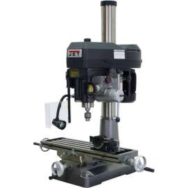Jet 350020 JMD-18PFN Milling/Drilling Machine W/Power Downfeed, 2HP, 230V, 1-Phase
