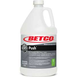 Betco Bioactive Solutions Push Drain Maintainer/Cleaner - 4/CS, Gallon- Green, White - 1330400