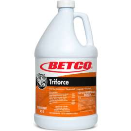 Betco Triforce Disinfectant, 4/Case -1 Gallon Bottle, Fresh, Orange - 3330400