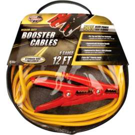 Coleman Cable 12 Foot, 8 Gauge Jumper Cables