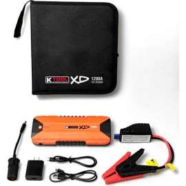 K-Tool International Compact Jump Starter 1200 Amp 12-Volt 16000Mah
