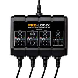 SOLAR 12V 5A 4-Bank Solar Pro-Logix Battery Charger