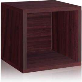 Way Basics Eco Stackable Storage Cube, Espresso
