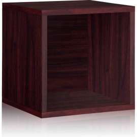 Way Basics Stackable Large Storage Cube, Espresso