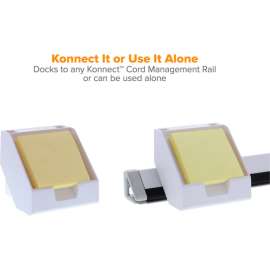 Bostitch Konnect Sticky Note Holder, White