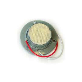 Race Sport 2" Round White LED with 3 Hole Mount