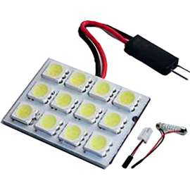 Race Sport 12 Chip 5050 LED Dome Panel, Amber, Individual