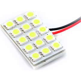 Race Sport 15 Chip 5050 LED Dome Panel, Amber, Individual