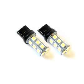 Race Sport 7440 5050 LED 18 Chip Bulbs, Red, Pair