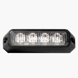Race Sport 4-LED White IP68 Surface Mount Strobe