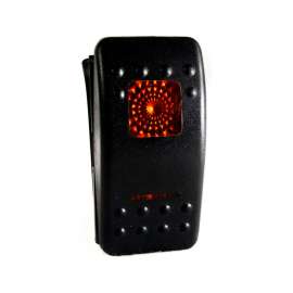 Race Sport LED Rocker 12V Switch, Yellow