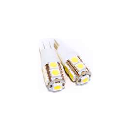 Race Sport T15 5050 LED 9 Chip Bulbs, White, Pair, 12-24VDC