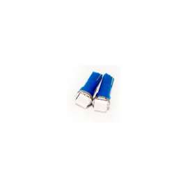 Race Sport T5 5050 LED 1 Chip Bulbs, Blue, Pair