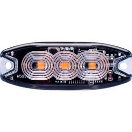 Race Sport Amber Strobe Pro Series 3-LED Ultra Thin Style Marker Strobes