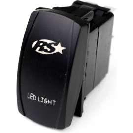 Race Sport Lights Logo Rocker 12V Switch, Fits Most Panels