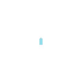 Global Industrial Shipping Tag Pre Strung, #1, 2-3/4"L x 1-3/8"W, Light Blue, 1000/Pack