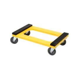 Global Industrial; Plastic Dolly with Rubber Padded Deck 5" Casters 1200 Lb. Capacity