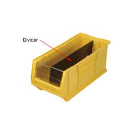 Quantum Divider DUS952 For Hulk Stacking Bins QUS952, 11 x 23-7/8 x 7, Price Per Package of 4
