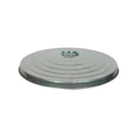 Witt Industries Galvanized Steel Lid For Heavy Duty 32 Gallon Trash Can, Silver