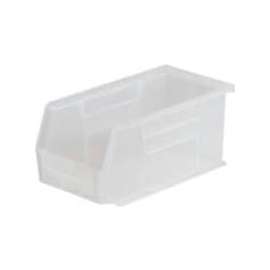 Akro-Mils AkroBin Plastic Stack & Hang Bin, 5-1/2"W x 10-7/8"D x 5"H, Clear