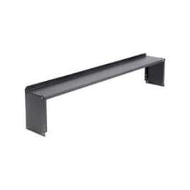 Global Industrial Steel Standard Riser, 72"W x 10-1/2"D, Black