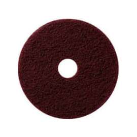 Global Industrial 22" Stripping Pad, Burgundy, 5 Per Case