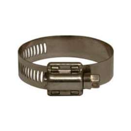 Apache 48008518 3-1/8" - 5" 301 Stainless Steel Worm Gear Clamp w/ 9/16" Wide Band