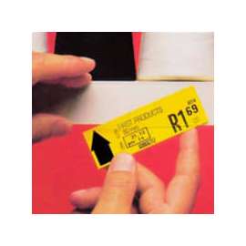 Label Holder, 1-1/4" x 48", Clear Strip (6 pcs/pkg)