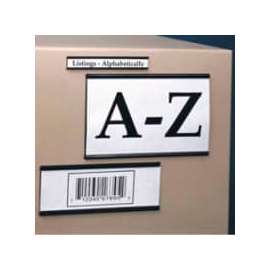 Magnetic "C" Channel Label Holder, 1" x 4" (25 pcs/pkg)
