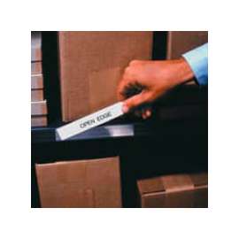 Label Holder, Economy Strips, 1/2" x 6", Clear (50 pcs/pkg)