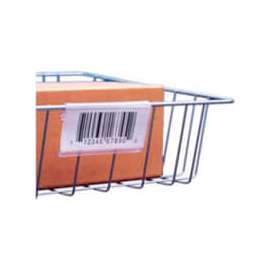 Label Holder, Wire Basket/Display, Clear 3" (25 pcs/pkg)