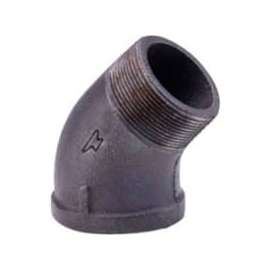 Anvil 2 In. Black Malleable 45 Street Elbow