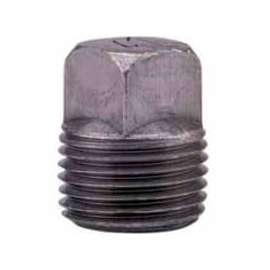 1-1/2 In. Black Malleable Square Head Plug 150 PSI Lead Free