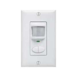 Lithonia WSX 2P WH Wall Switch Decorator Sensor - Passive Infrared (Pir), 2-Pole: White