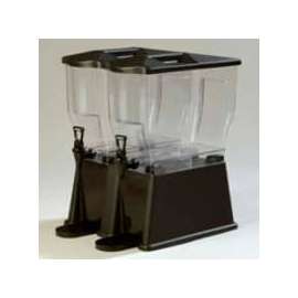 Carlisle 1085103 - Trimline Premium Beverage Server, 3 Gallon, Double Base, Rectangular, Black