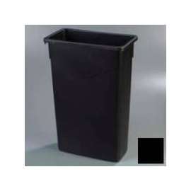 Carlisle TrimLine Rectangle Waste Container 23 Gallon, Black - 34202303