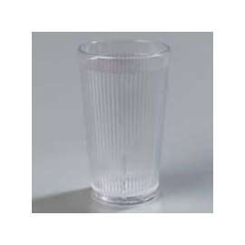 Carlisle 401207 - Crystalon Stack-All SAN Tumbler 12 Oz., Clear, Ribbed Texture