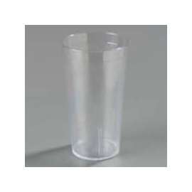 Carlisle 521607 - Stackable; SAN Tumbler 16 Oz., Clear, Pebbled