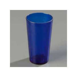Carlisle 521647 - Stackable; SAN Tumbler 16 Oz., Royal Blue, Pebbled