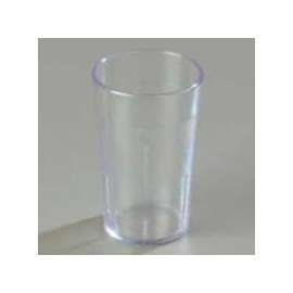 Carlisle 5501-207 - Stackable; SAN Tumbler 5 Oz., Clear, 24 Ea., Pebbled