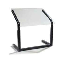Carlisle 922403 - Sneeze Guard, 24" Adjustable, Single-Sided, Black
