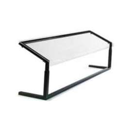 Carlisle 927203 - Sneeze Guard, 73-1/4" Adjustable, Single-Sided, Black