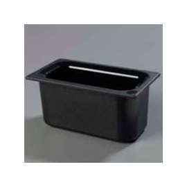 Carlisle CM110203 - Coldmaster 6" Deep Third-Size Food Pan, Black