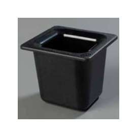 Carlisle CM110403 - Coldmaster 6" Deep Sixth-Size Food Pan, Black