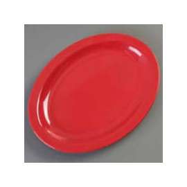 Carlisle KL12705 - Kingline; Oval Platter 12", 8-31/32", 1-3/16", Red